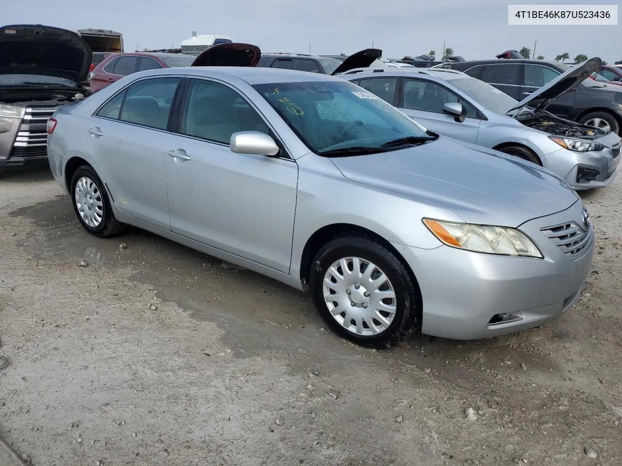 2007 Toyota Camry Ce VIN: 4T1BE46K87U523436 Lot: 75483424