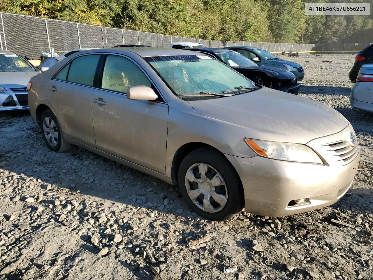 2007 Toyota Camry Ce VIN: 4T1BE46K57U656221 Lot: 75529044