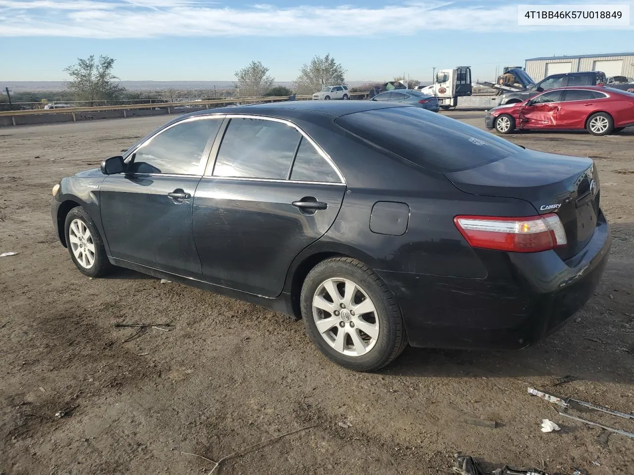 2007 Toyota Camry Hybrid VIN: 4T1BB46K57U018849 Lot: 75549084