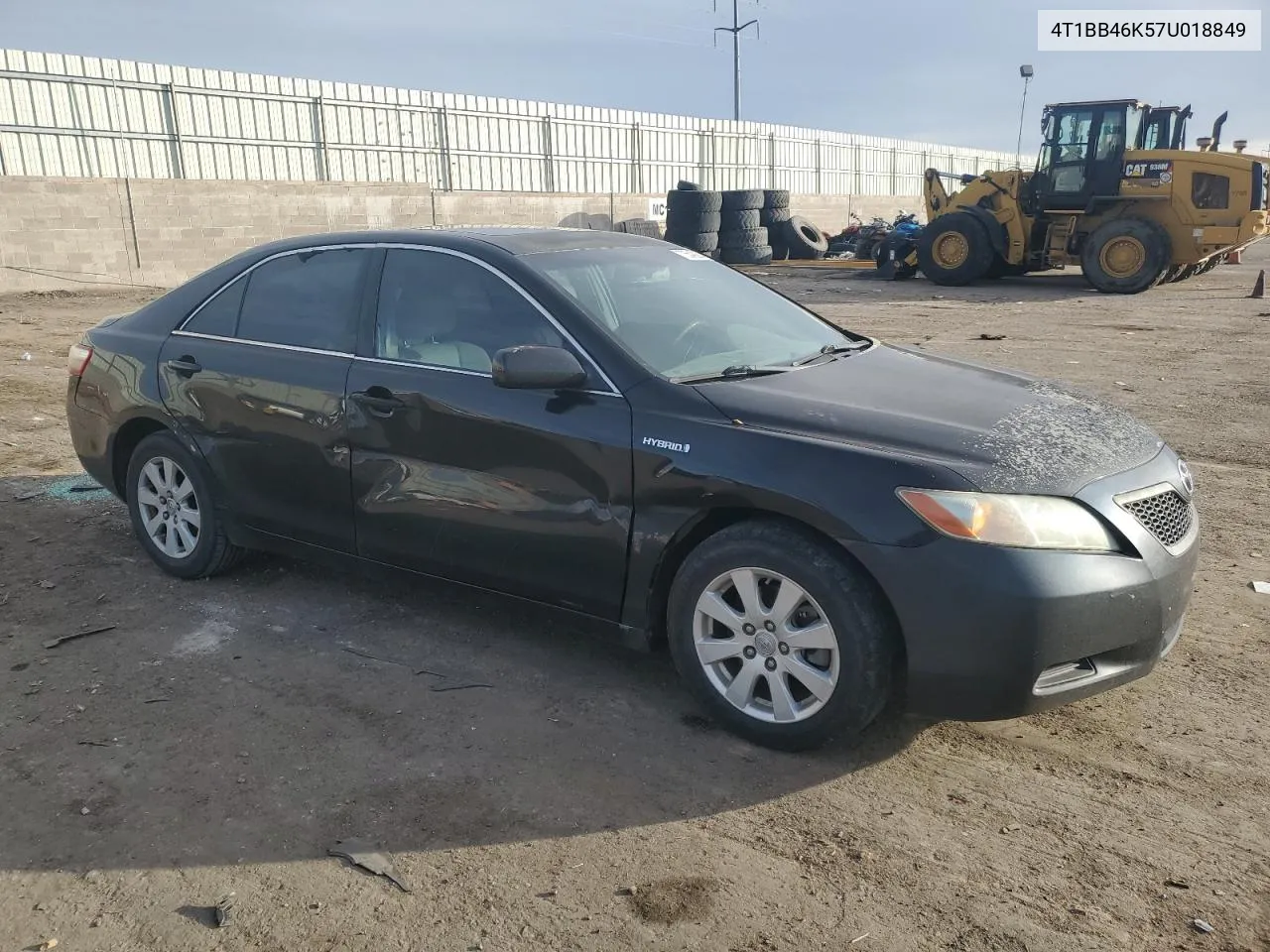 2007 Toyota Camry Hybrid VIN: 4T1BB46K57U018849 Lot: 75549084