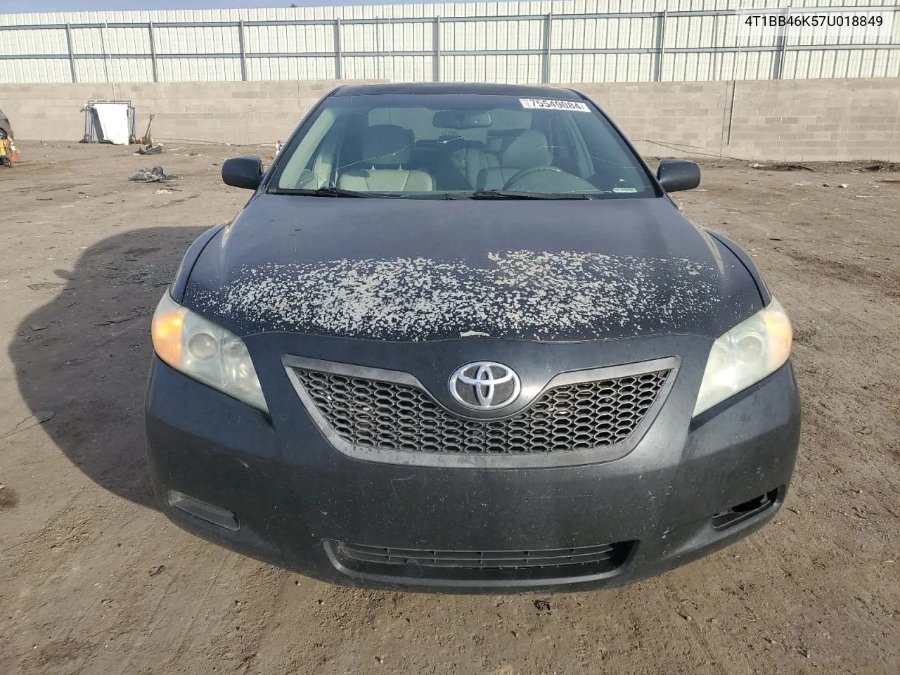 2007 Toyota Camry Hybrid VIN: 4T1BB46K57U018849 Lot: 75549084