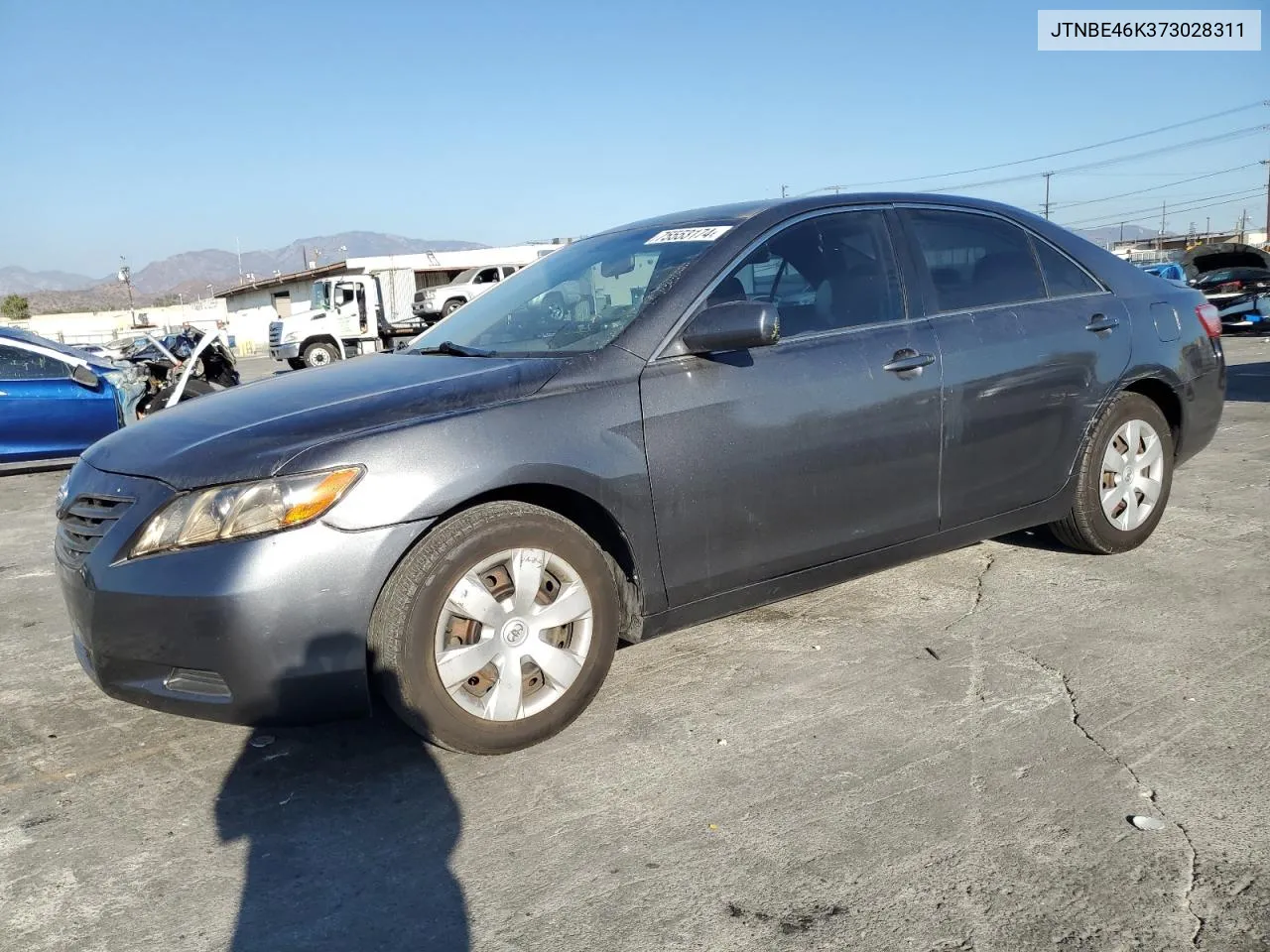 2007 Toyota Camry Ce VIN: JTNBE46K373028311 Lot: 75553174