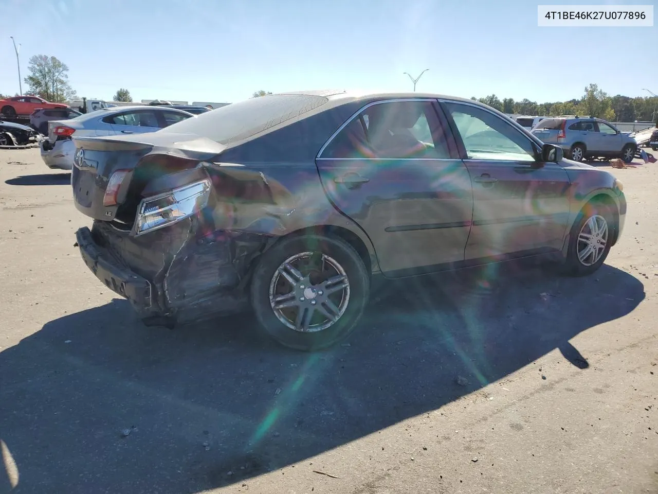 2007 Toyota Camry Ce VIN: 4T1BE46K27U077896 Lot: 75637584