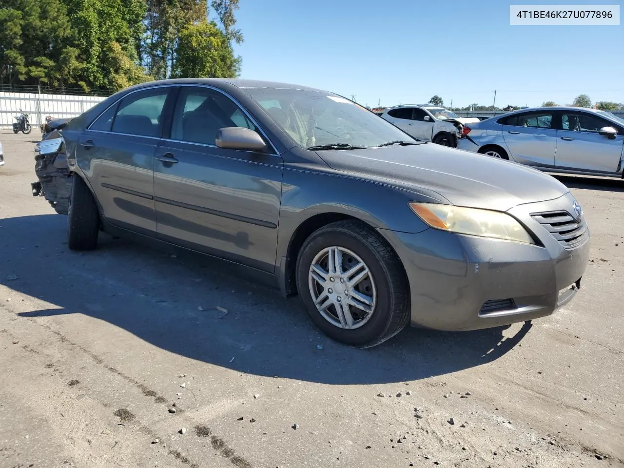 2007 Toyota Camry Ce VIN: 4T1BE46K27U077896 Lot: 75637584