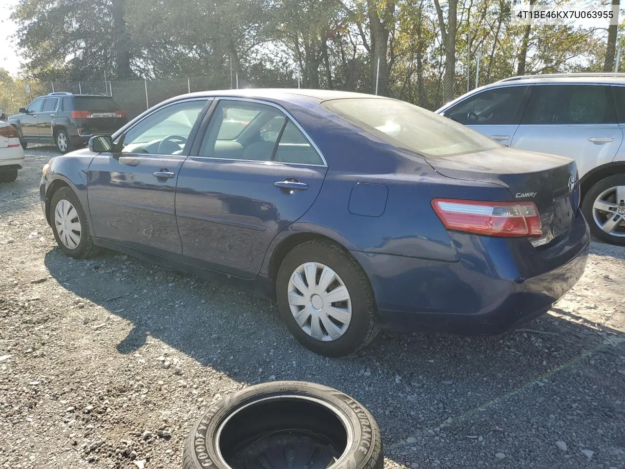 4T1BE46KX7U063955 2007 Toyota Camry Ce