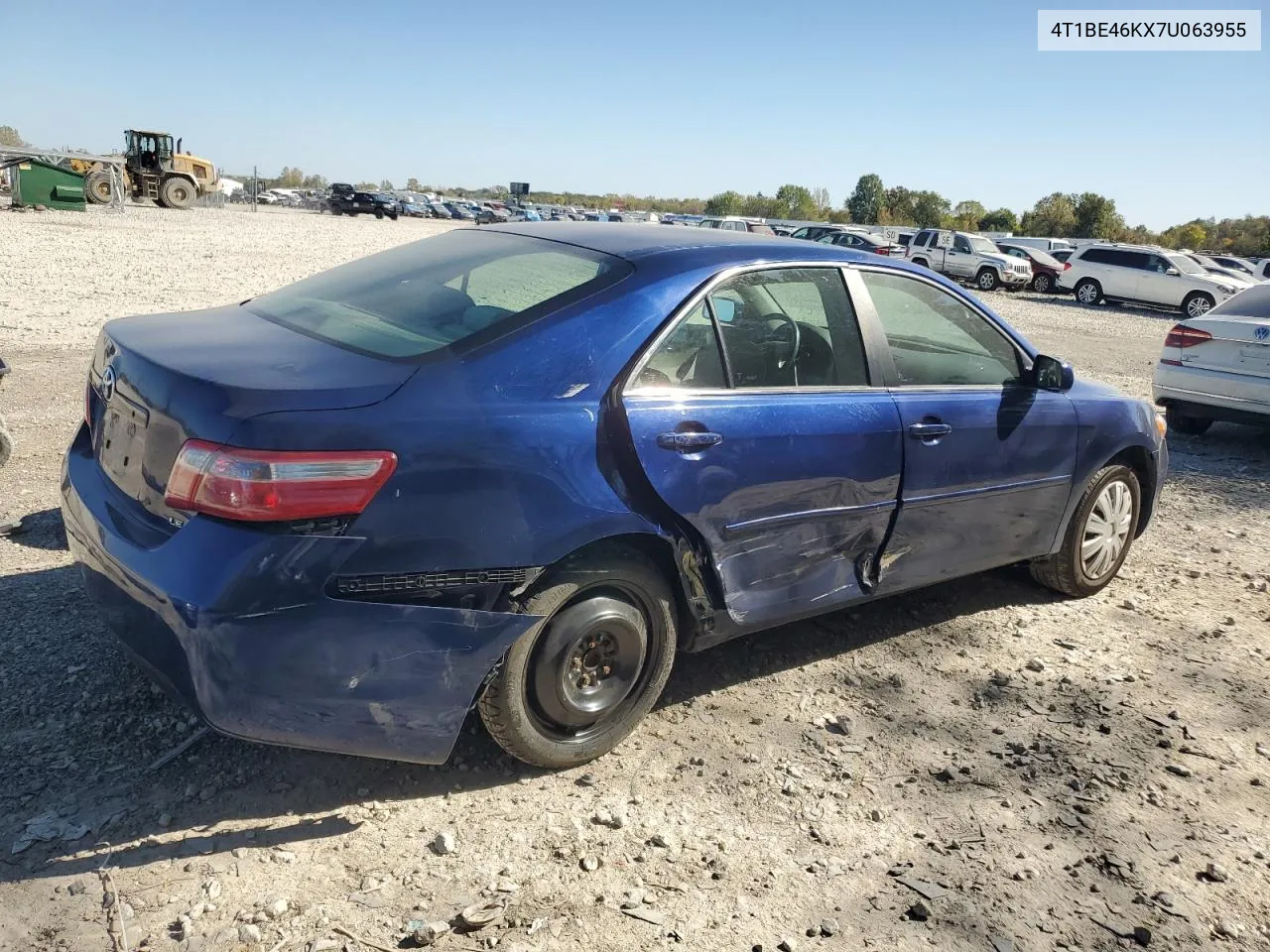 4T1BE46KX7U063955 2007 Toyota Camry Ce