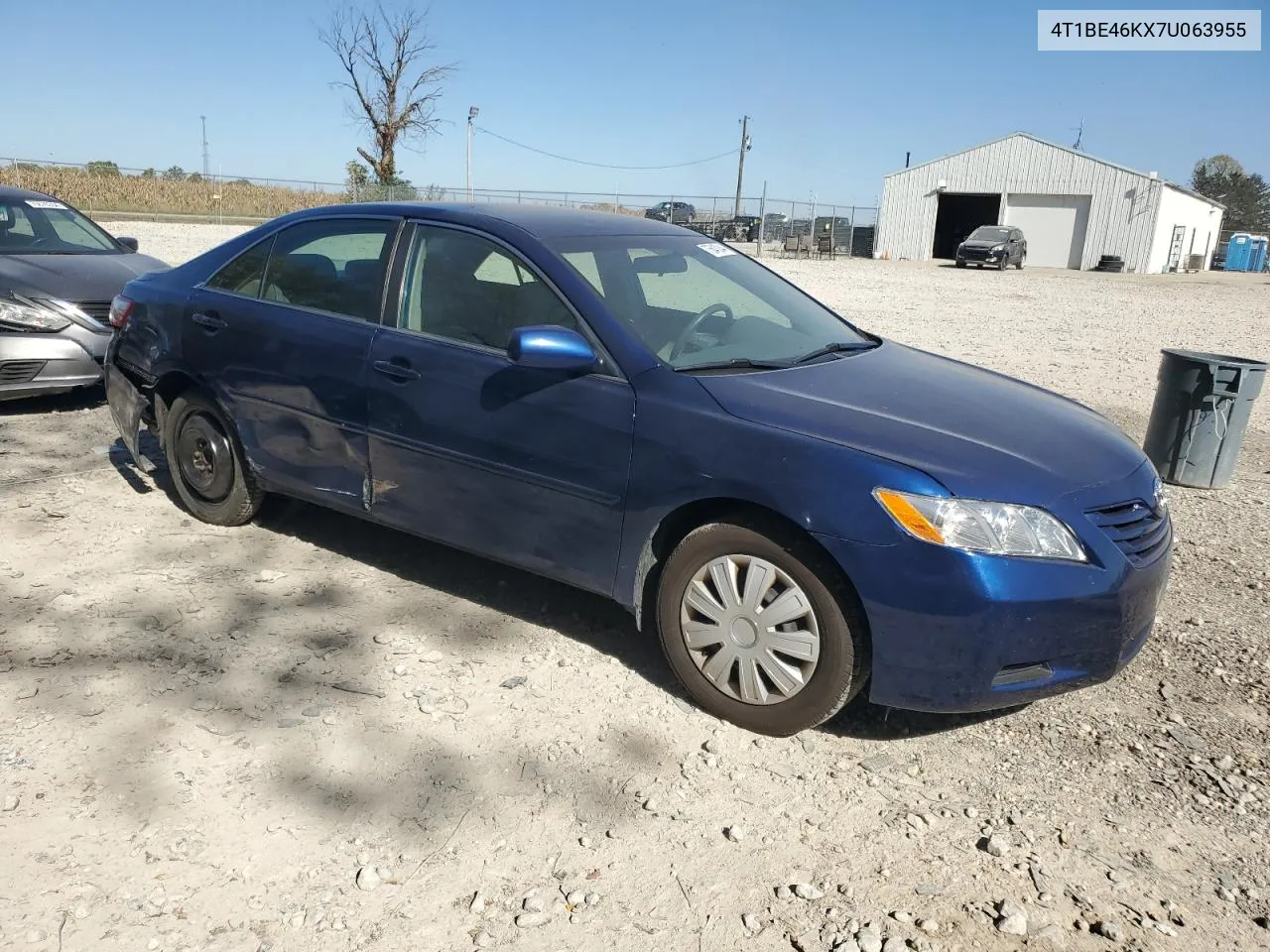 4T1BE46KX7U063955 2007 Toyota Camry Ce