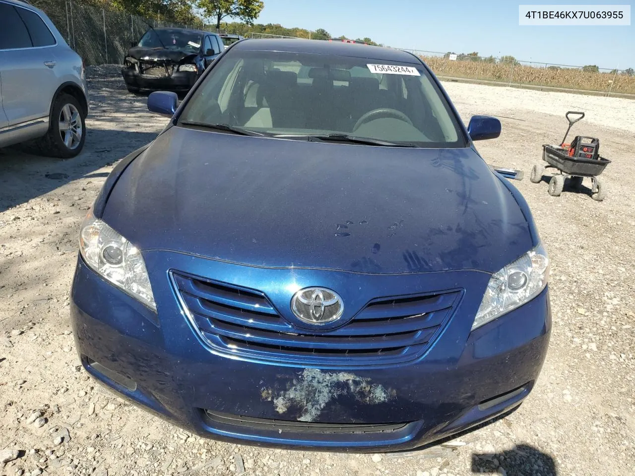 2007 Toyota Camry Ce VIN: 4T1BE46KX7U063955 Lot: 75643244