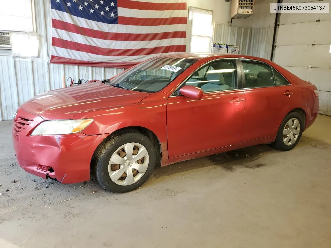 2007 Toyota Camry Ce VIN: JTNBE46K073054137 Lot: 75659694