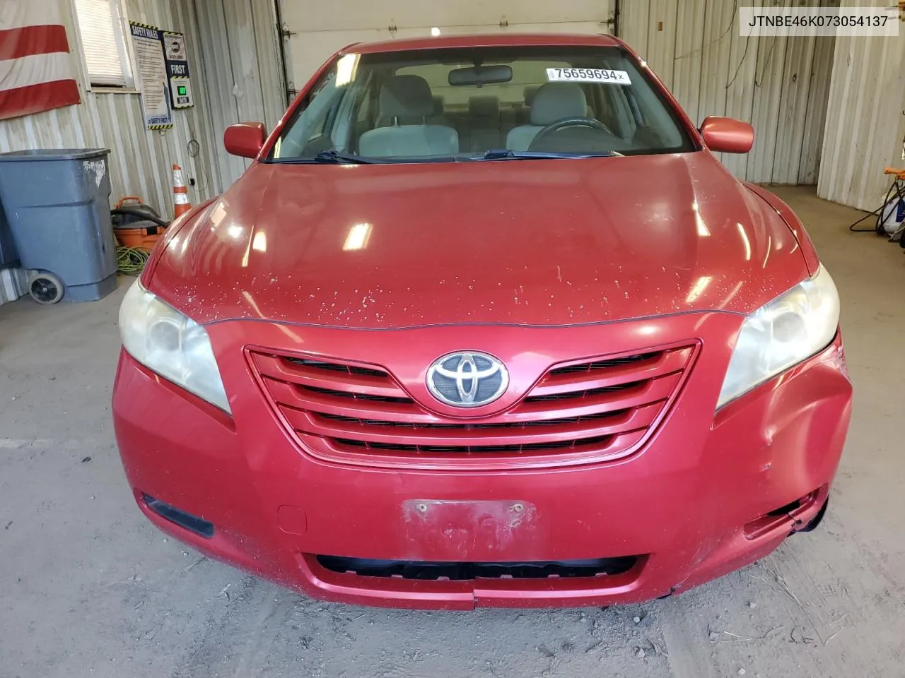 2007 Toyota Camry Ce VIN: JTNBE46K073054137 Lot: 75659694