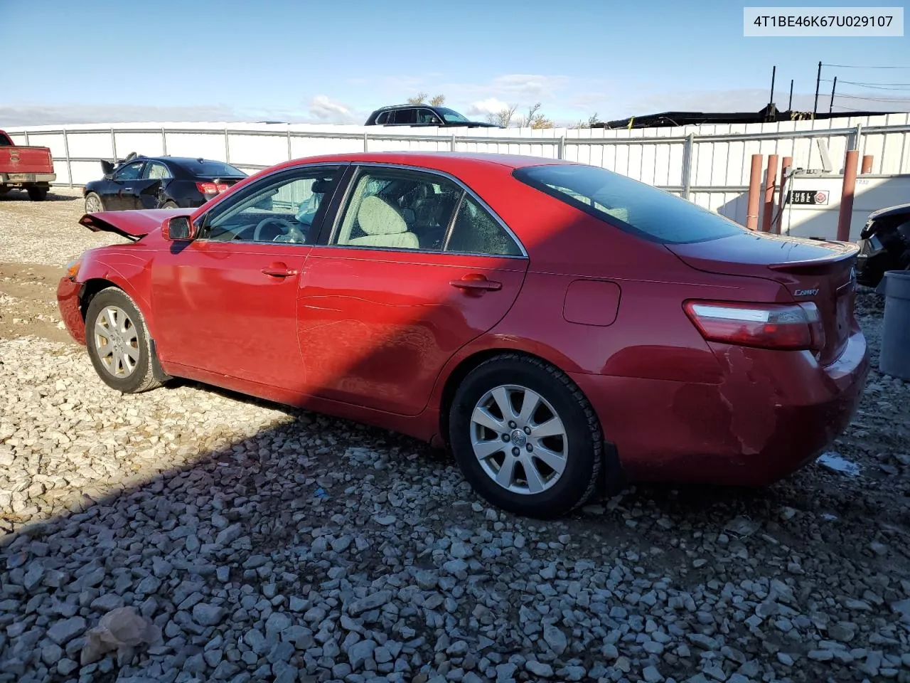 2007 Toyota Camry Ce VIN: 4T1BE46K67U029107 Lot: 75736924