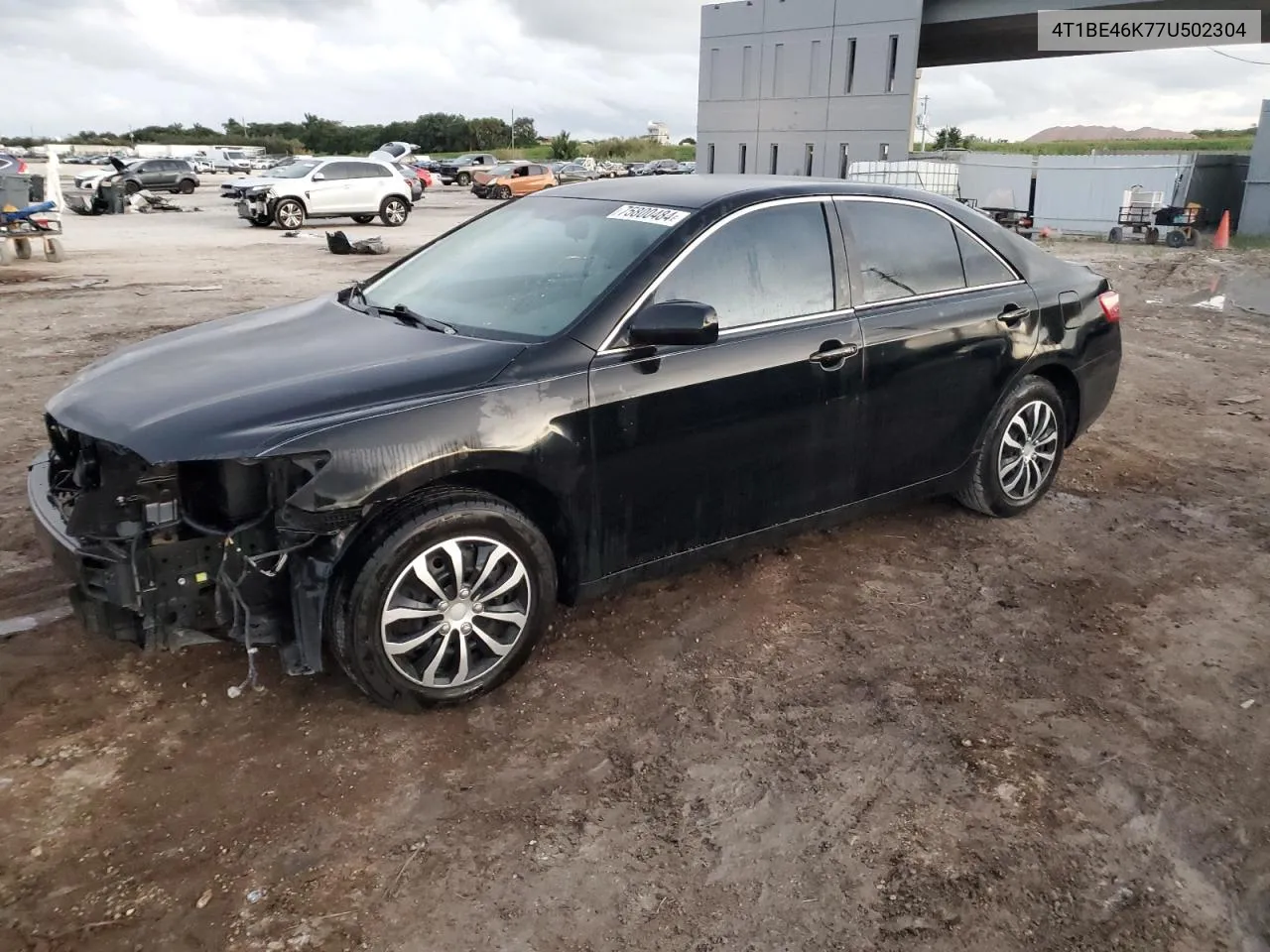 2007 Toyota Camry Ce VIN: 4T1BE46K77U502304 Lot: 75800484