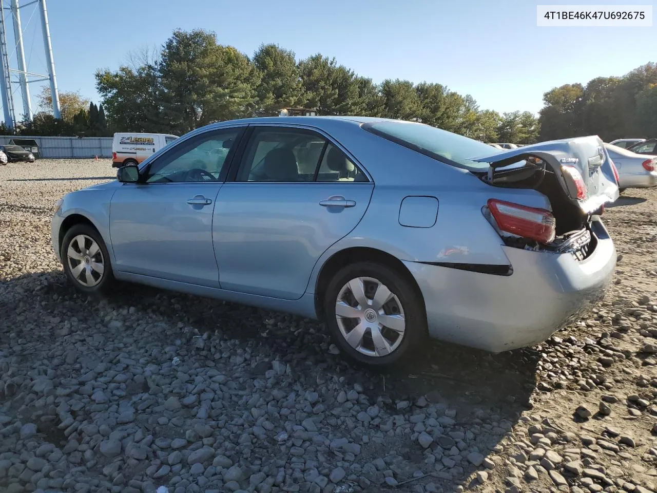 2007 Toyota Camry Ce VIN: 4T1BE46K47U692675 Lot: 75804214