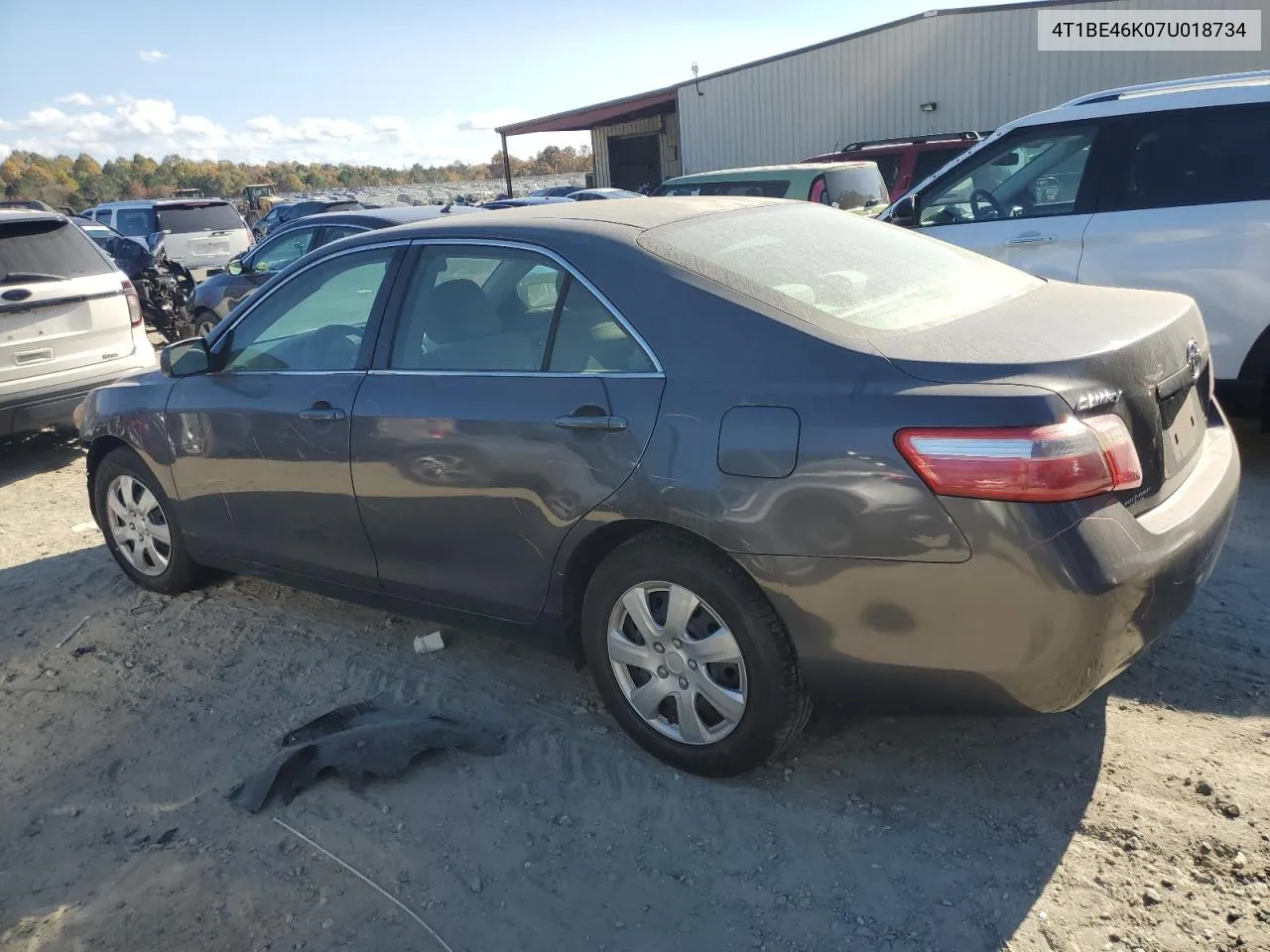 2007 Toyota Camry Ce VIN: 4T1BE46K07U018734 Lot: 75866094