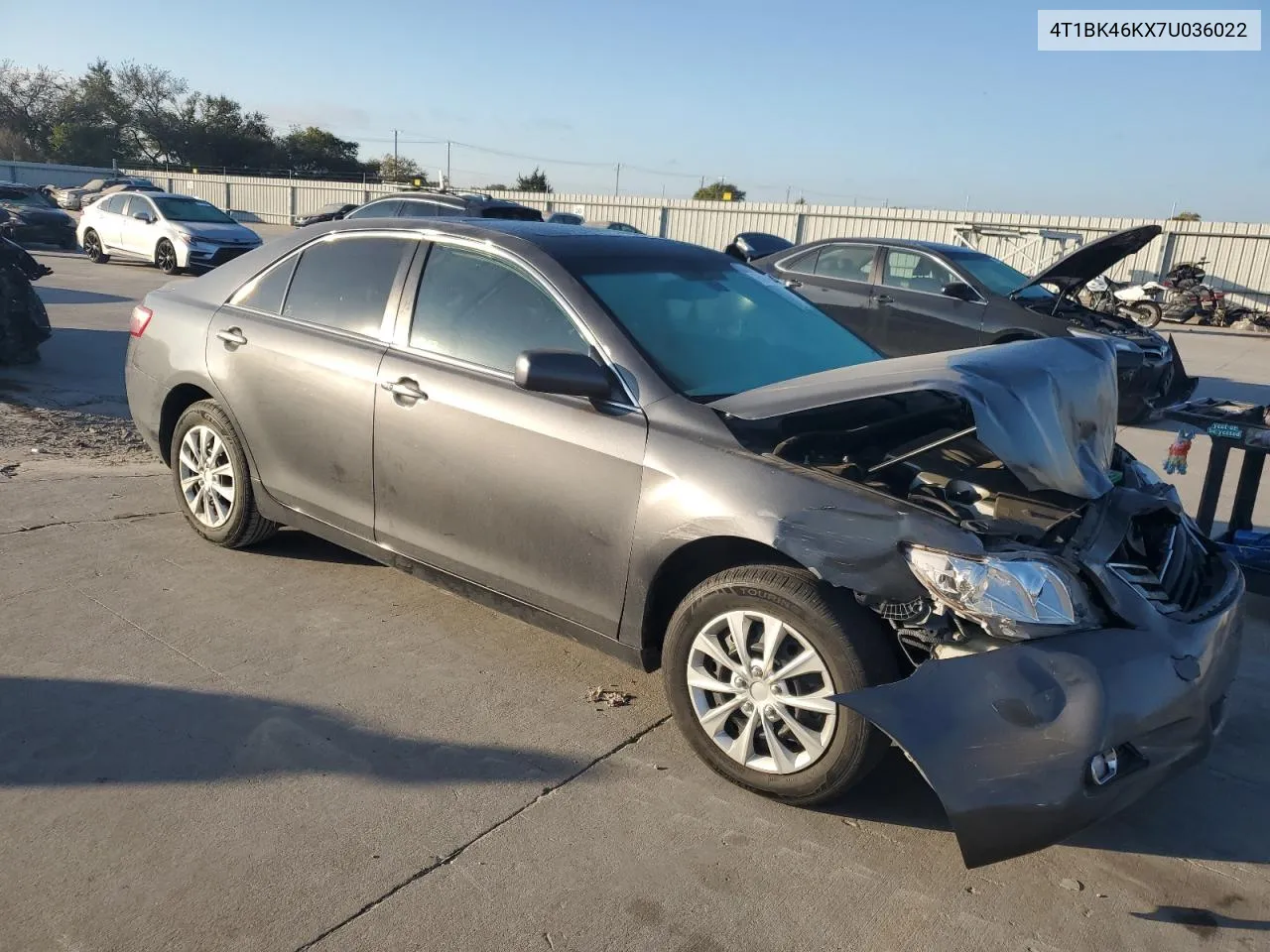 2007 Toyota Camry Le VIN: 4T1BK46KX7U036022 Lot: 75883884