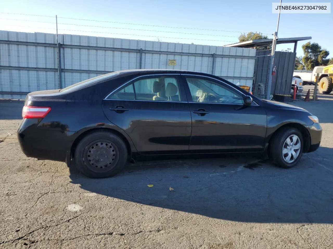 2007 Toyota Camry Ce VIN: JTNBE46K273047982 Lot: 75885944