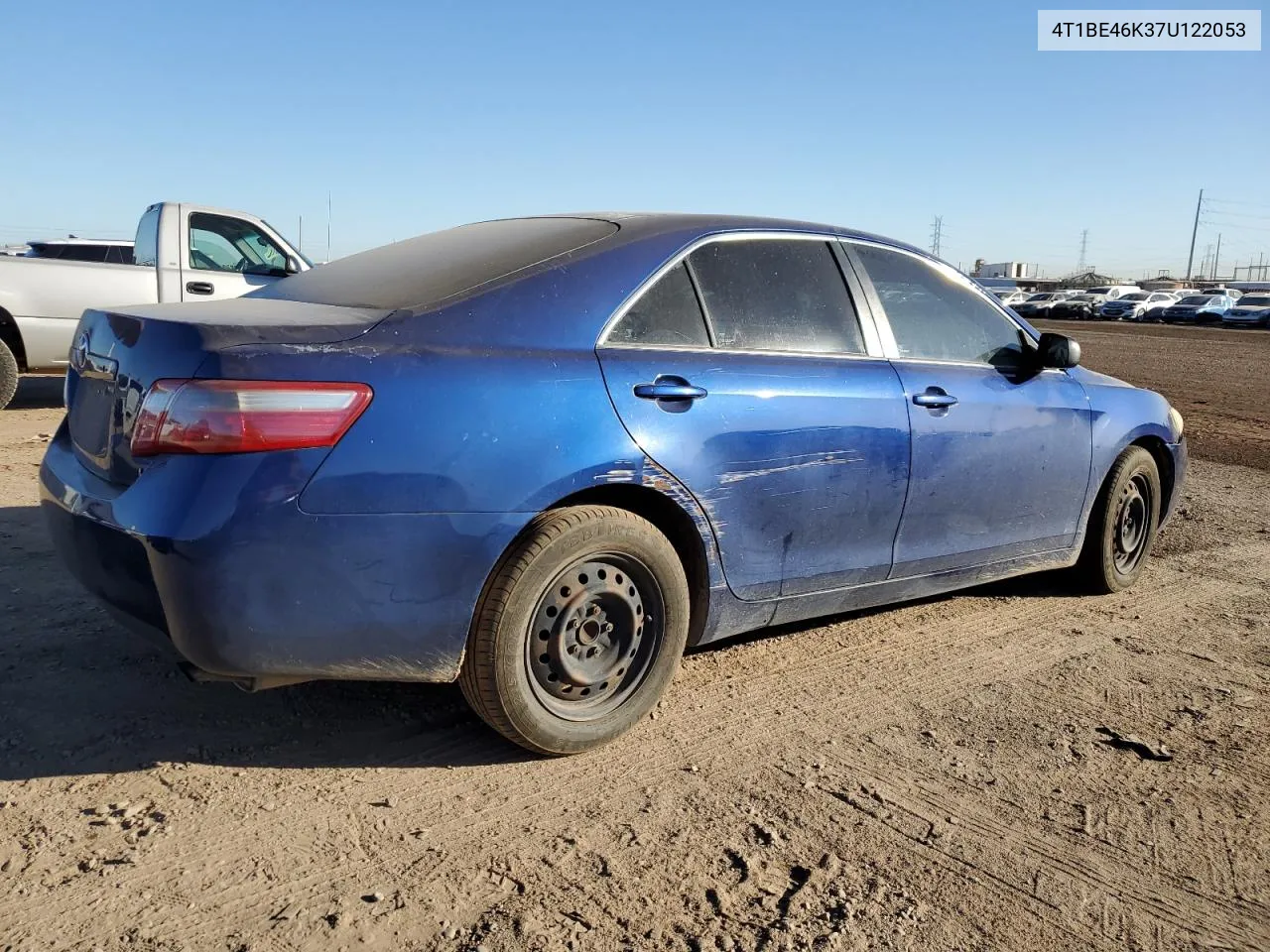 2007 Toyota Camry Ce VIN: 4T1BE46K37U122053 Lot: 75905473