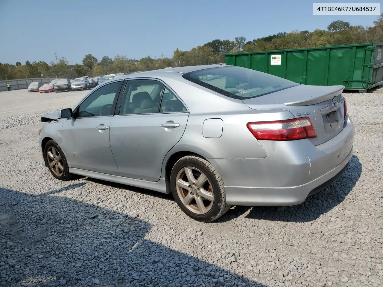 2007 Toyota Camry Ce VIN: 4T1BE46K77U684537 Lot: 76014544