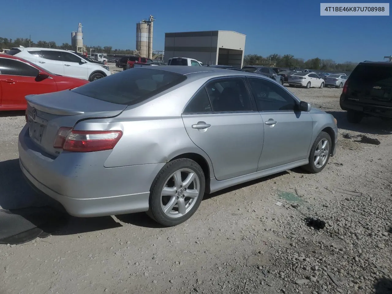 2007 Toyota Camry Ce VIN: 4T1BE46K87U708988 Lot: 76106004