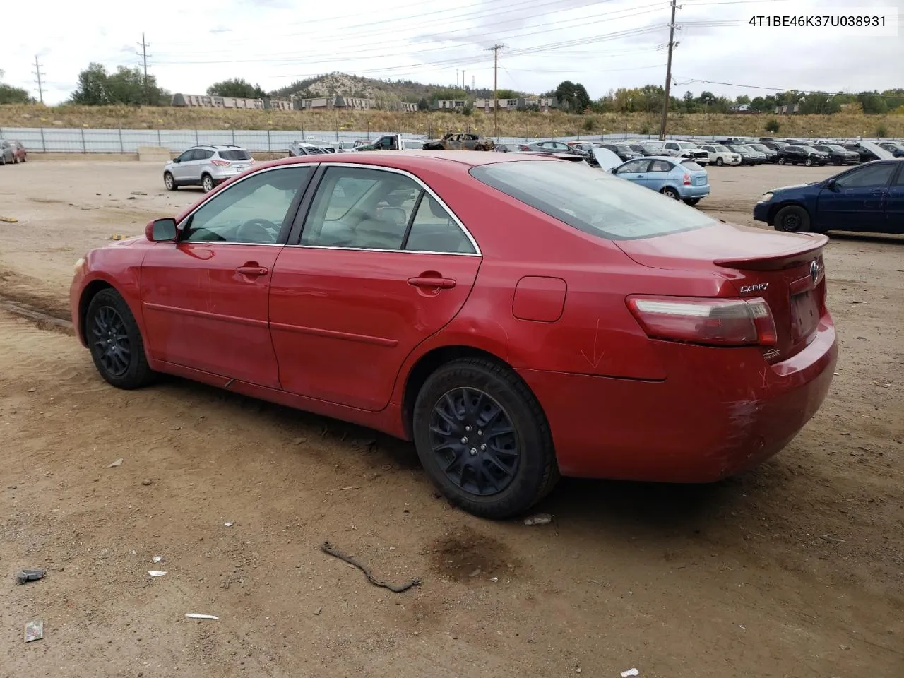 2007 Toyota Camry Ce VIN: 4T1BE46K37U038931 Lot: 76330894