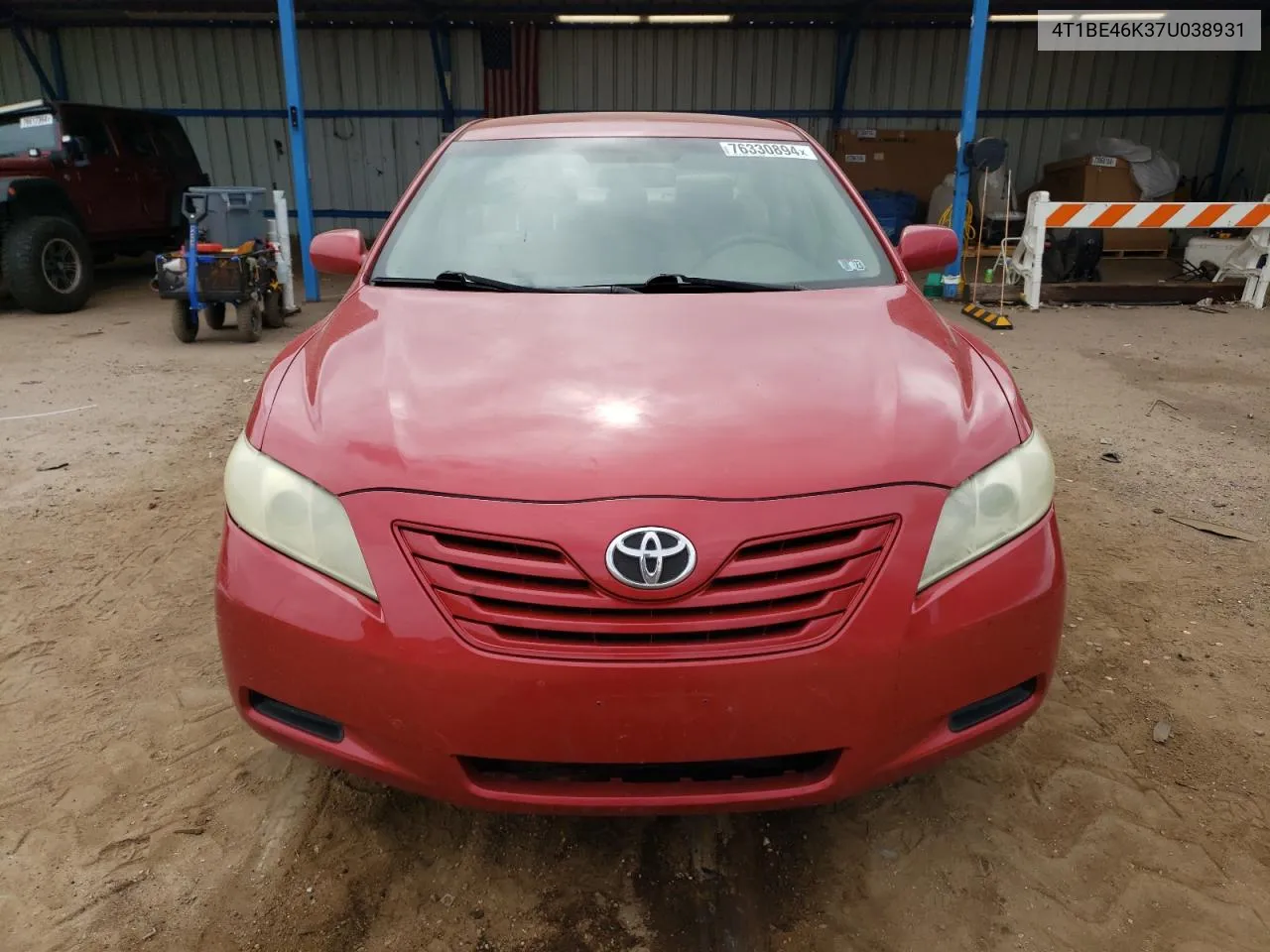 2007 Toyota Camry Ce VIN: 4T1BE46K37U038931 Lot: 76330894