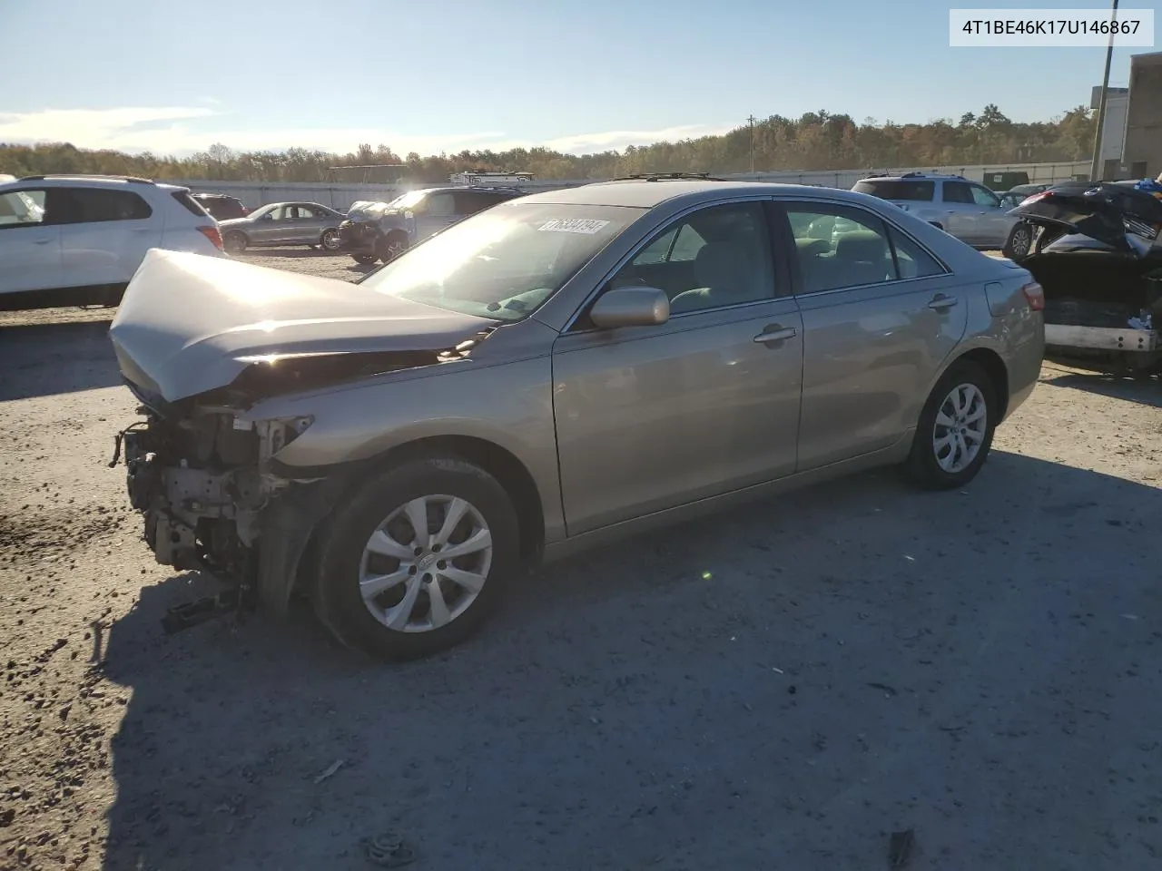 2007 Toyota Camry Ce VIN: 4T1BE46K17U146867 Lot: 76334794