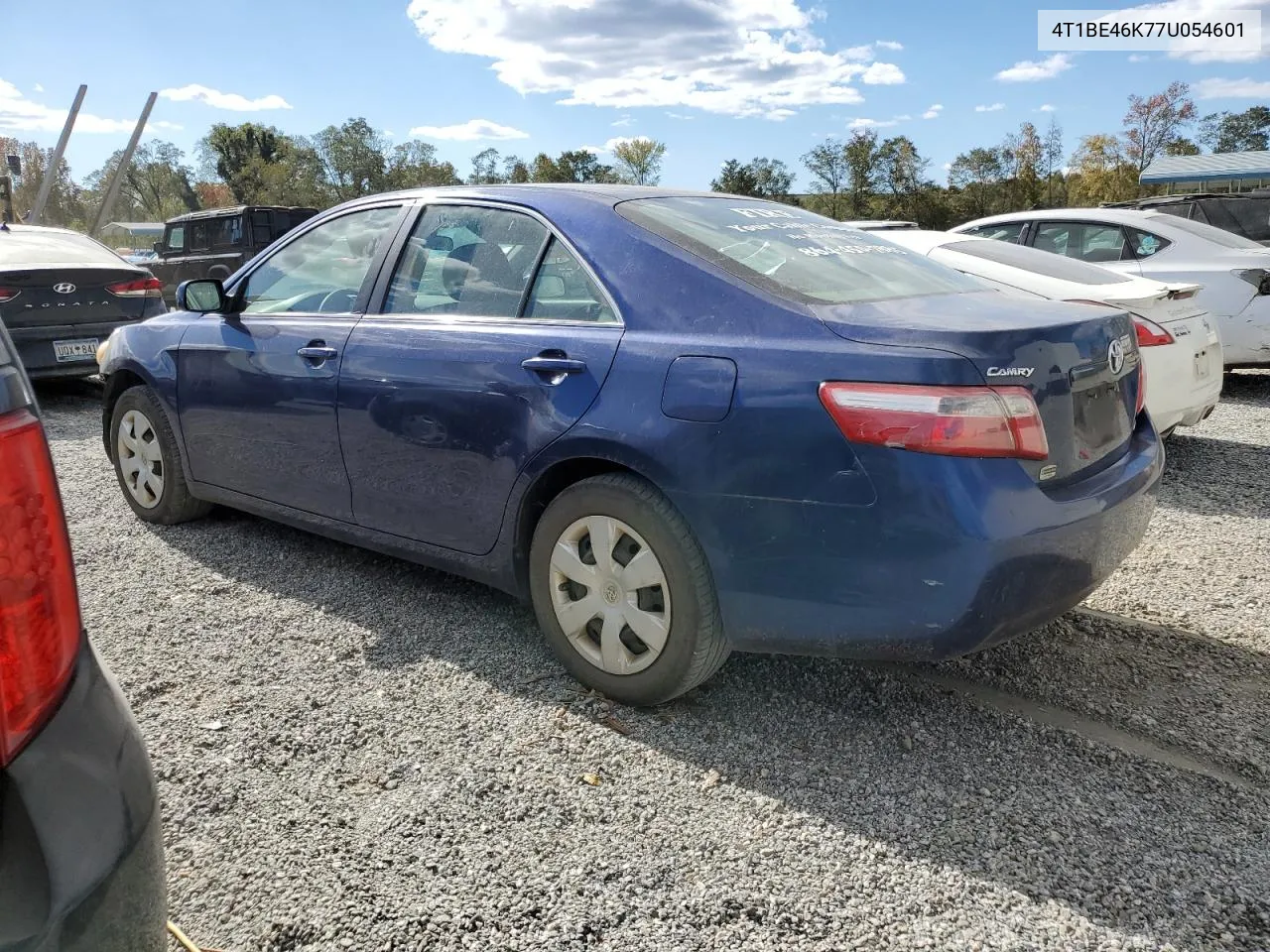 2007 Toyota Camry Ce VIN: 4T1BE46K77U054601 Lot: 76543264