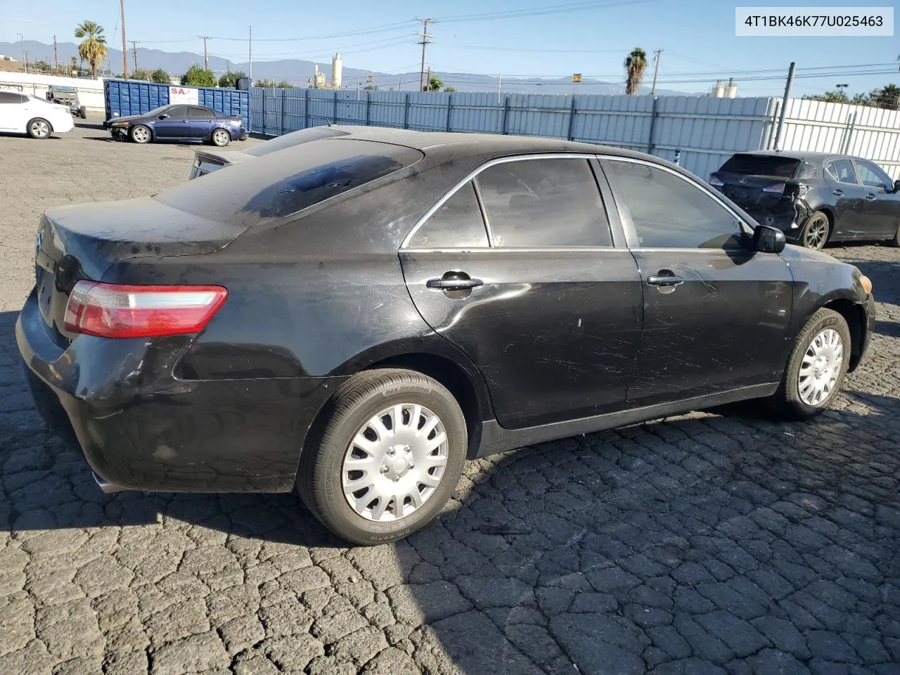 2007 Toyota Camry Le VIN: 4T1BK46K77U025463 Lot: 76597814