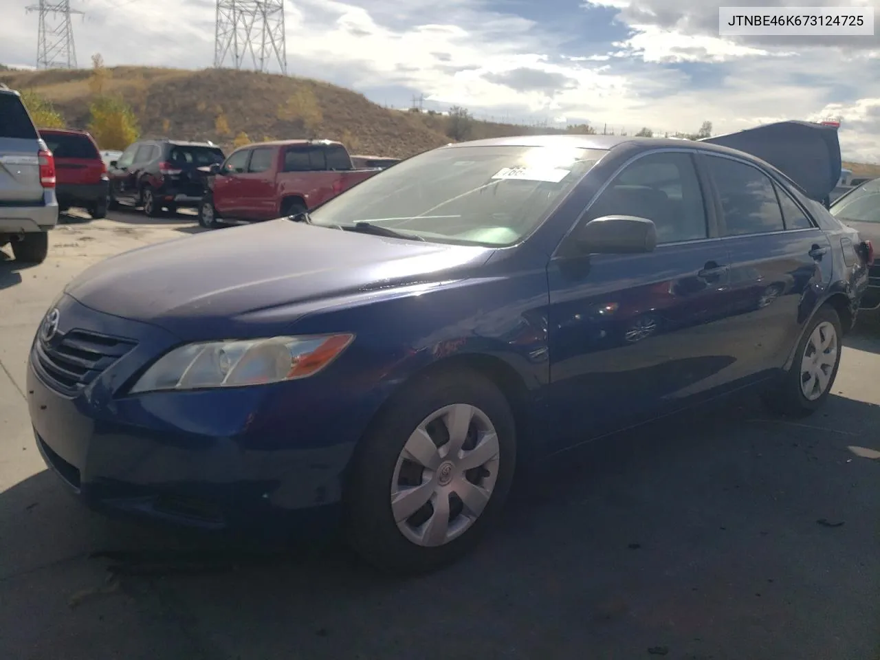 2007 Toyota Camry Ce VIN: JTNBE46K673124725 Lot: 76642764