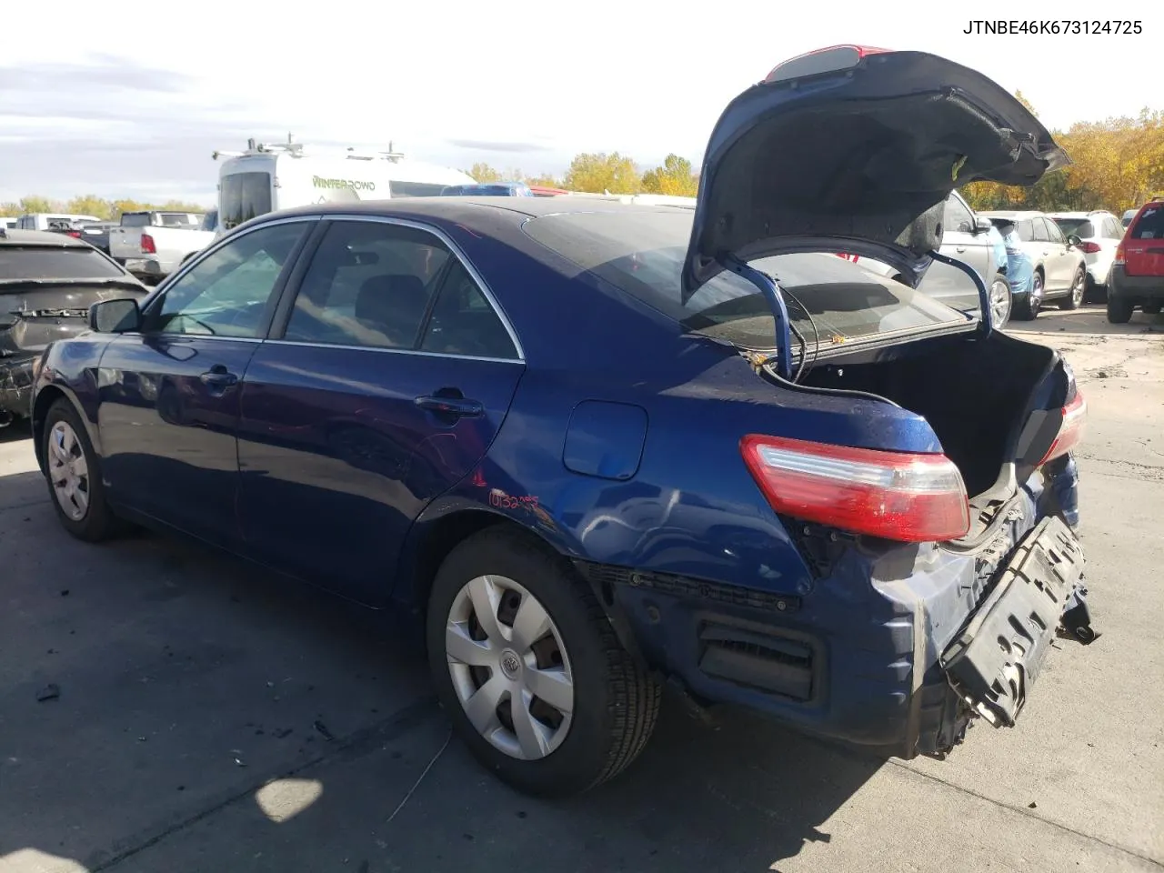 2007 Toyota Camry Ce VIN: JTNBE46K673124725 Lot: 76642764