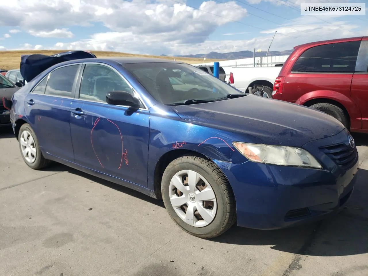 2007 Toyota Camry Ce VIN: JTNBE46K673124725 Lot: 76642764