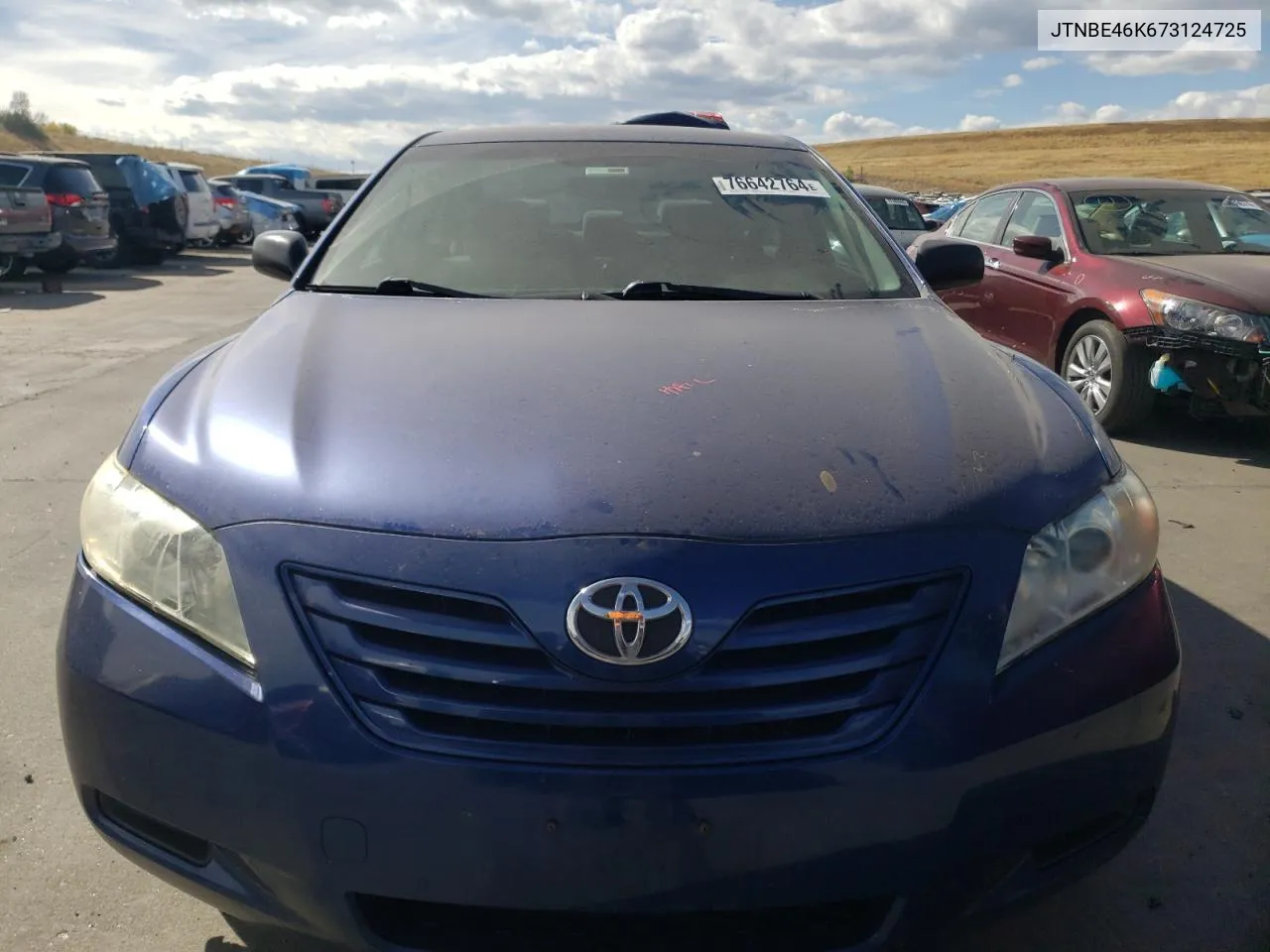 2007 Toyota Camry Ce VIN: JTNBE46K673124725 Lot: 76642764