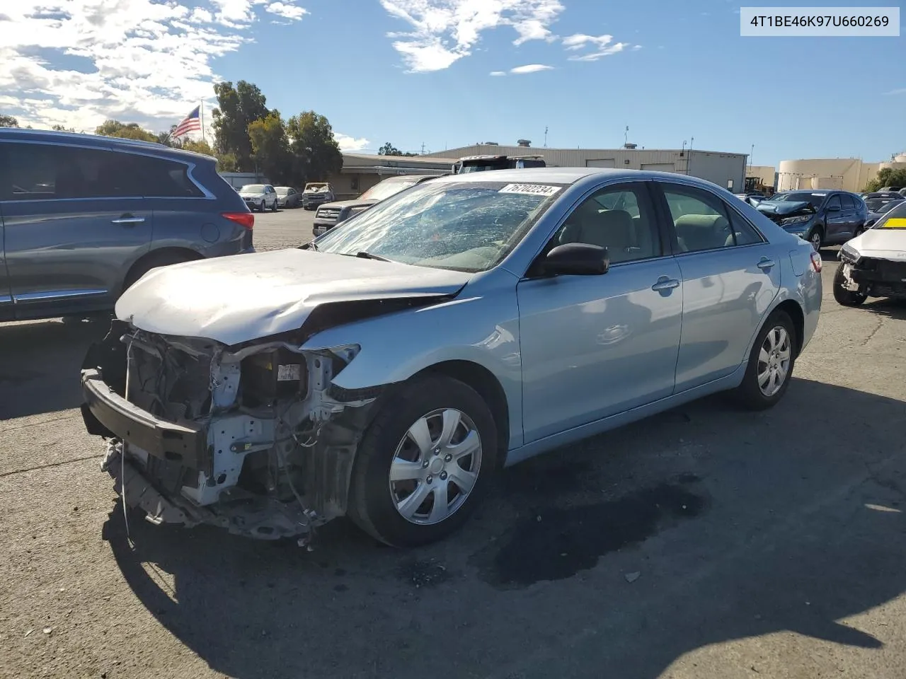 2007 Toyota Camry Ce VIN: 4T1BE46K97U660269 Lot: 76702234