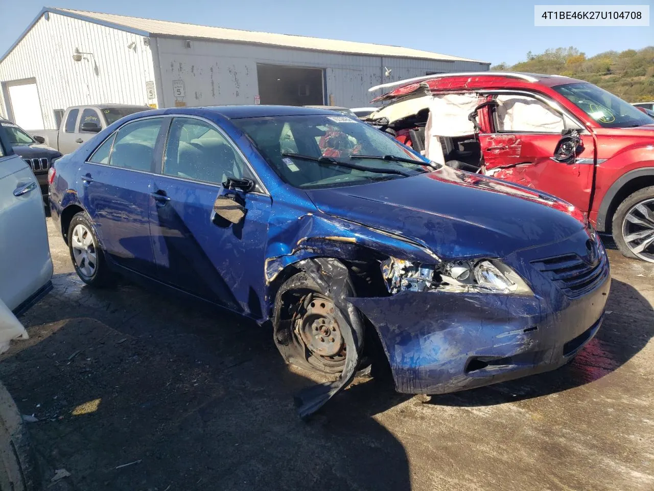 2007 Toyota Camry Ce VIN: 4T1BE46K27U104708 Lot: 76739464