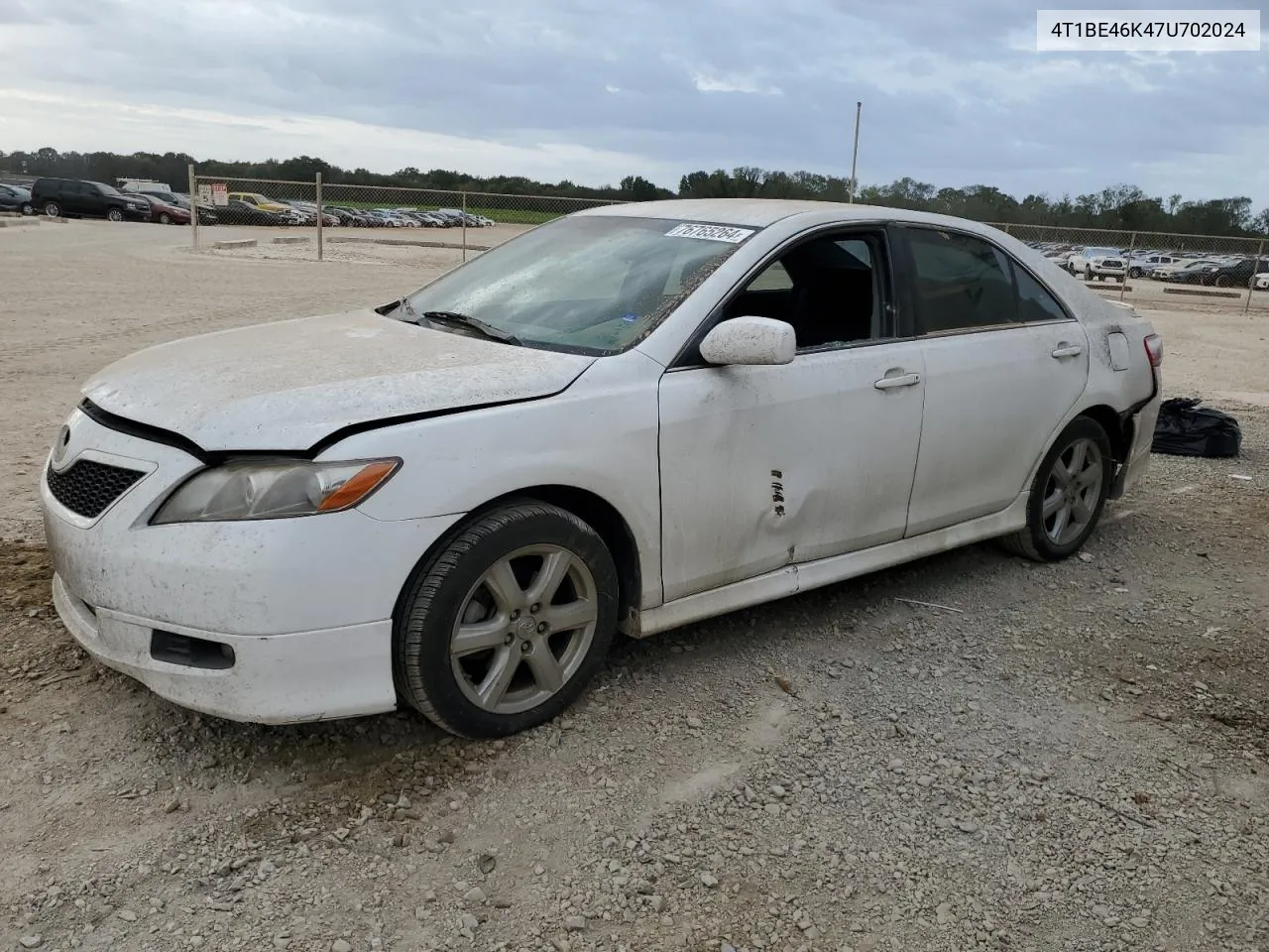 2007 Toyota Camry Ce VIN: 4T1BE46K47U702024 Lot: 76765264