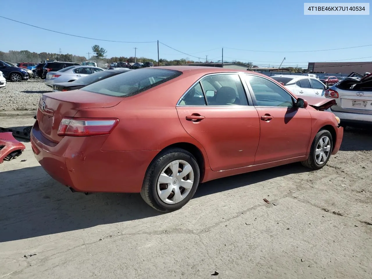 2007 Toyota Camry Ce VIN: 4T1BE46KX7U140534 Lot: 76768684