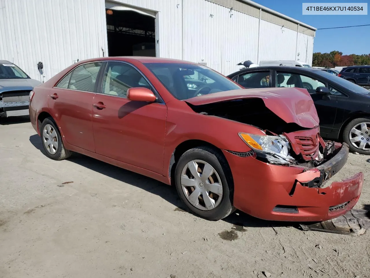 2007 Toyota Camry Ce VIN: 4T1BE46KX7U140534 Lot: 76768684