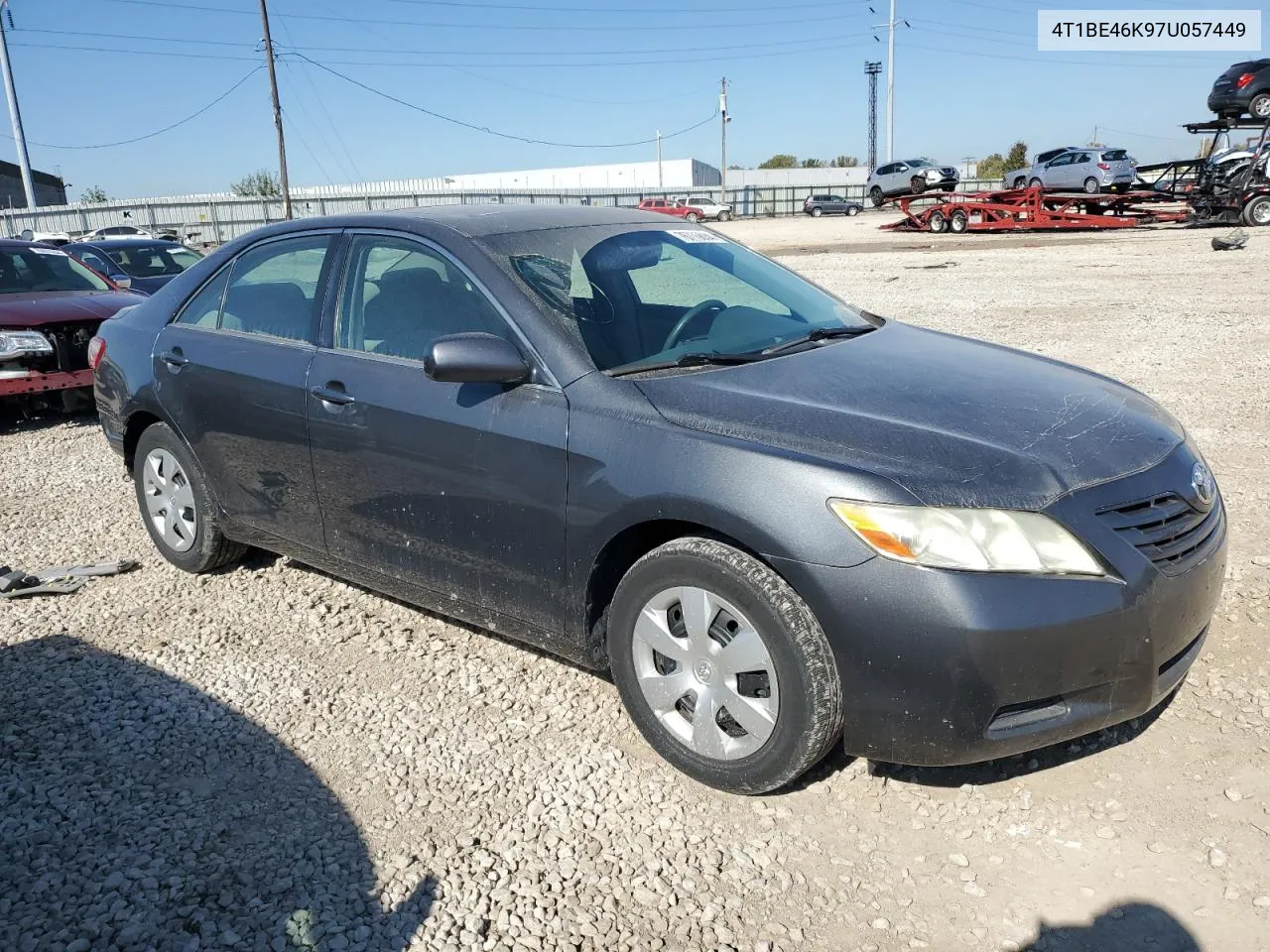 2007 Toyota Camry Ce VIN: 4T1BE46K97U057449 Lot: 76770634