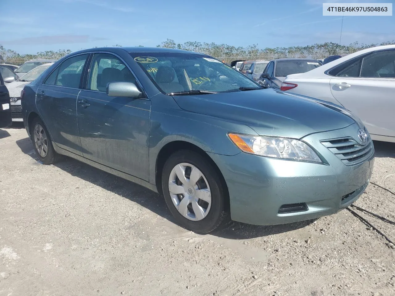 2007 Toyota Camry Ce VIN: 4T1BE46K97U504863 Lot: 76841124