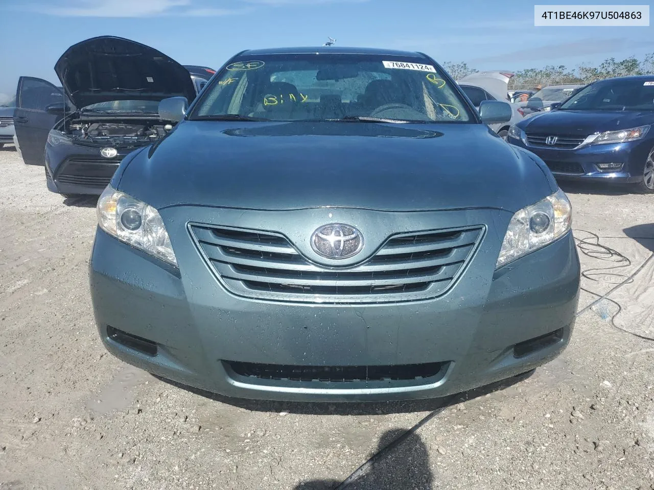 2007 Toyota Camry Ce VIN: 4T1BE46K97U504863 Lot: 76841124