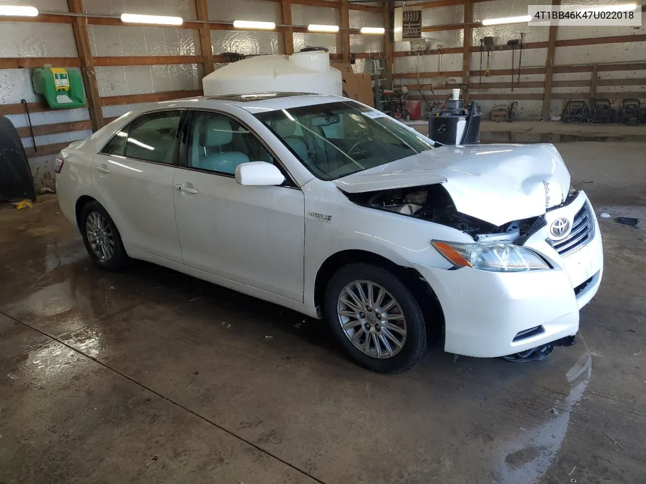 2007 Toyota Camry Hybrid VIN: 4T1BB46K47U022018 Lot: 76977234