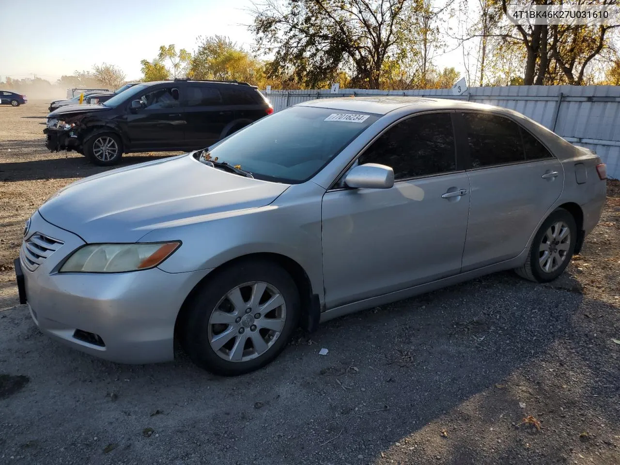 2007 Toyota Camry Le VIN: 4T1BK46K27U031610 Lot: 77016234