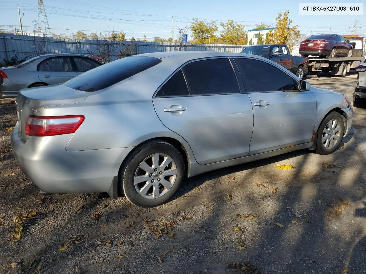 2007 Toyota Camry Le VIN: 4T1BK46K27U031610 Lot: 77016234