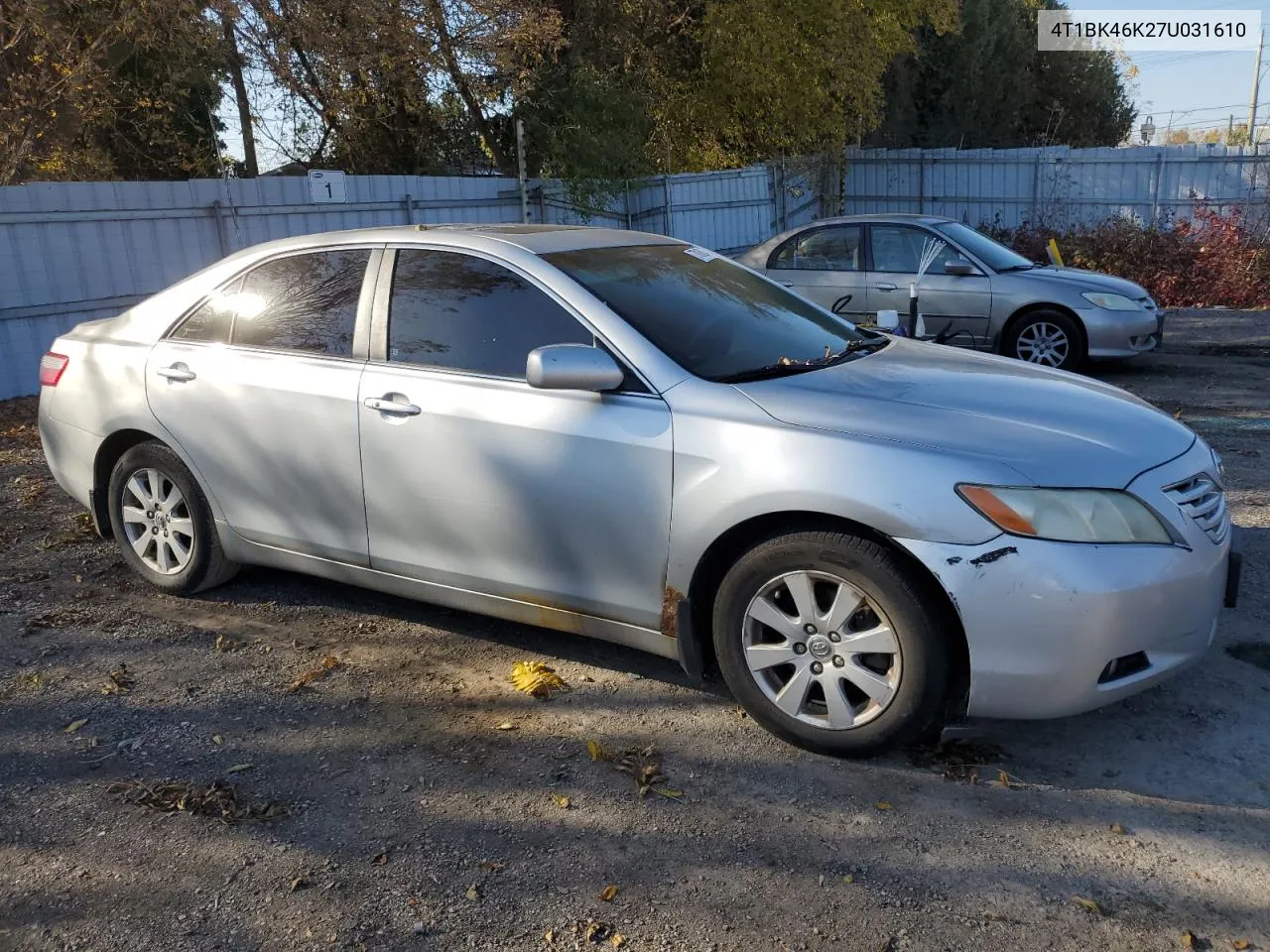 2007 Toyota Camry Le VIN: 4T1BK46K27U031610 Lot: 77016234