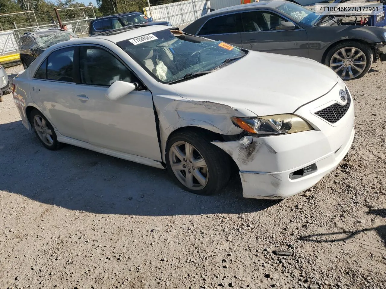 2007 Toyota Camry Ce VIN: 4T1BE46K27U172961 Lot: 77088904