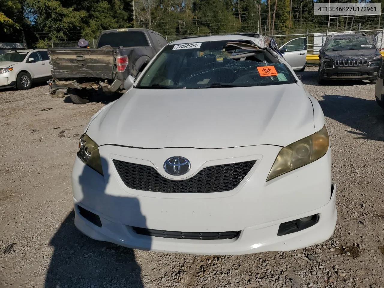 2007 Toyota Camry Ce VIN: 4T1BE46K27U172961 Lot: 77088904