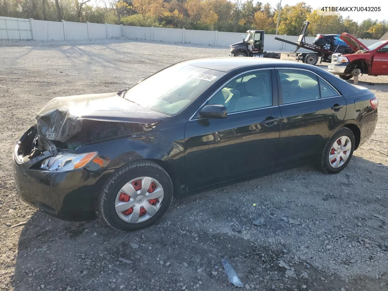 2007 Toyota Camry Ce VIN: 4T1BE46KX7U043205 Lot: 77091594