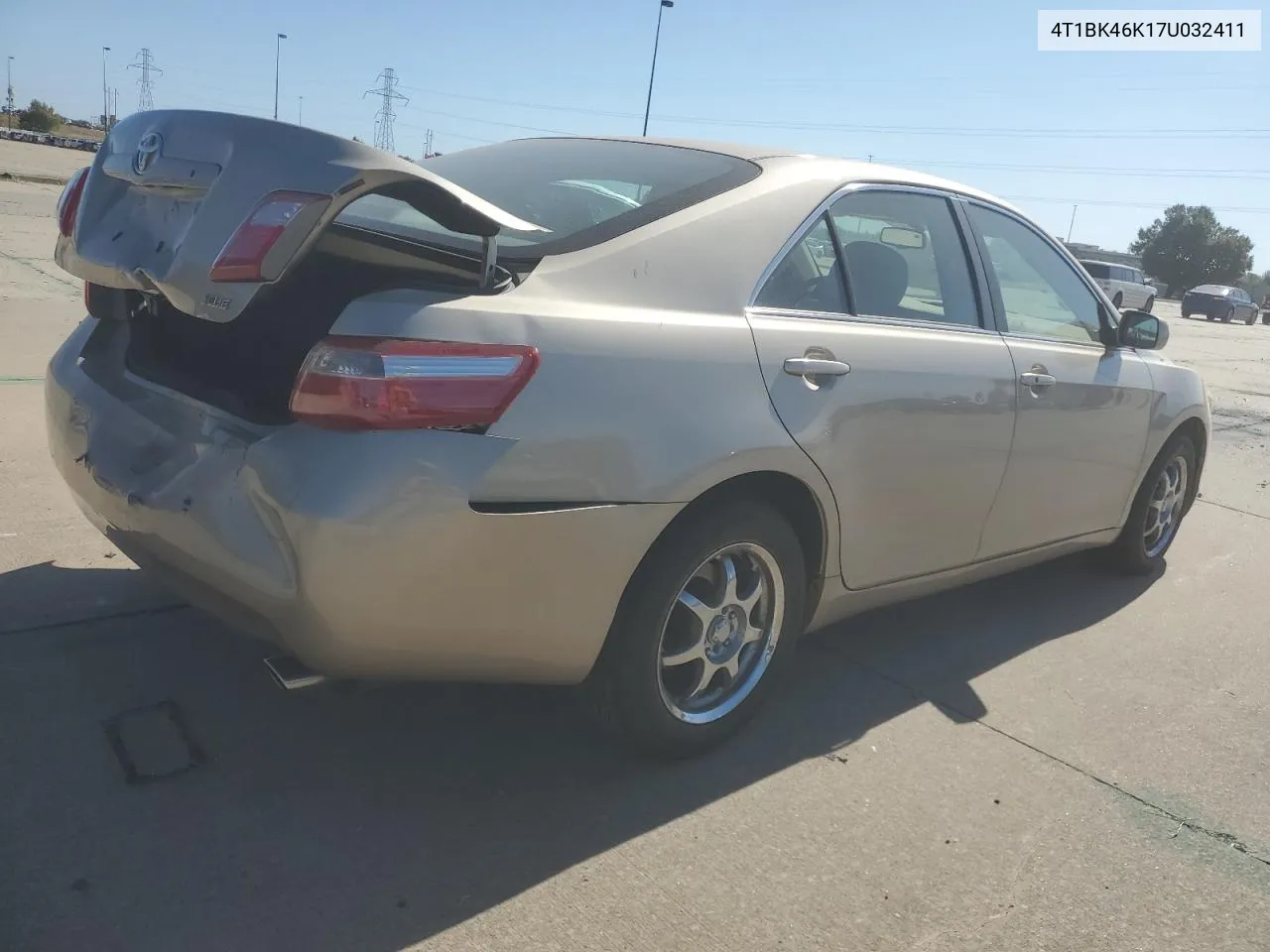 2007 Toyota Camry Le VIN: 4T1BK46K17U032411 Lot: 77128354