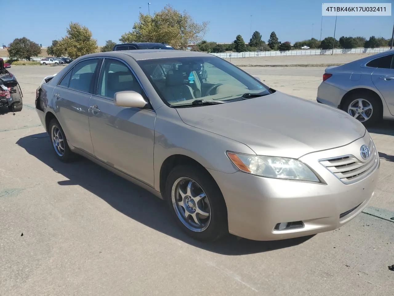 2007 Toyota Camry Le VIN: 4T1BK46K17U032411 Lot: 77128354