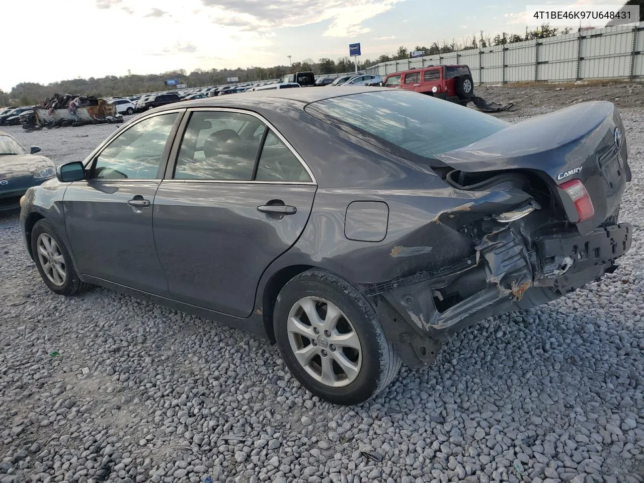 2007 Toyota Camry Ce VIN: 4T1BE46K97U648431 Lot: 77185824